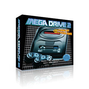Мega Drive 2 + 25 игр (SEGA MEGA DRIVE 2 16-Bit) Мega Drive 2 + 75 игр 16-Bit игровая приставка 16-Bit